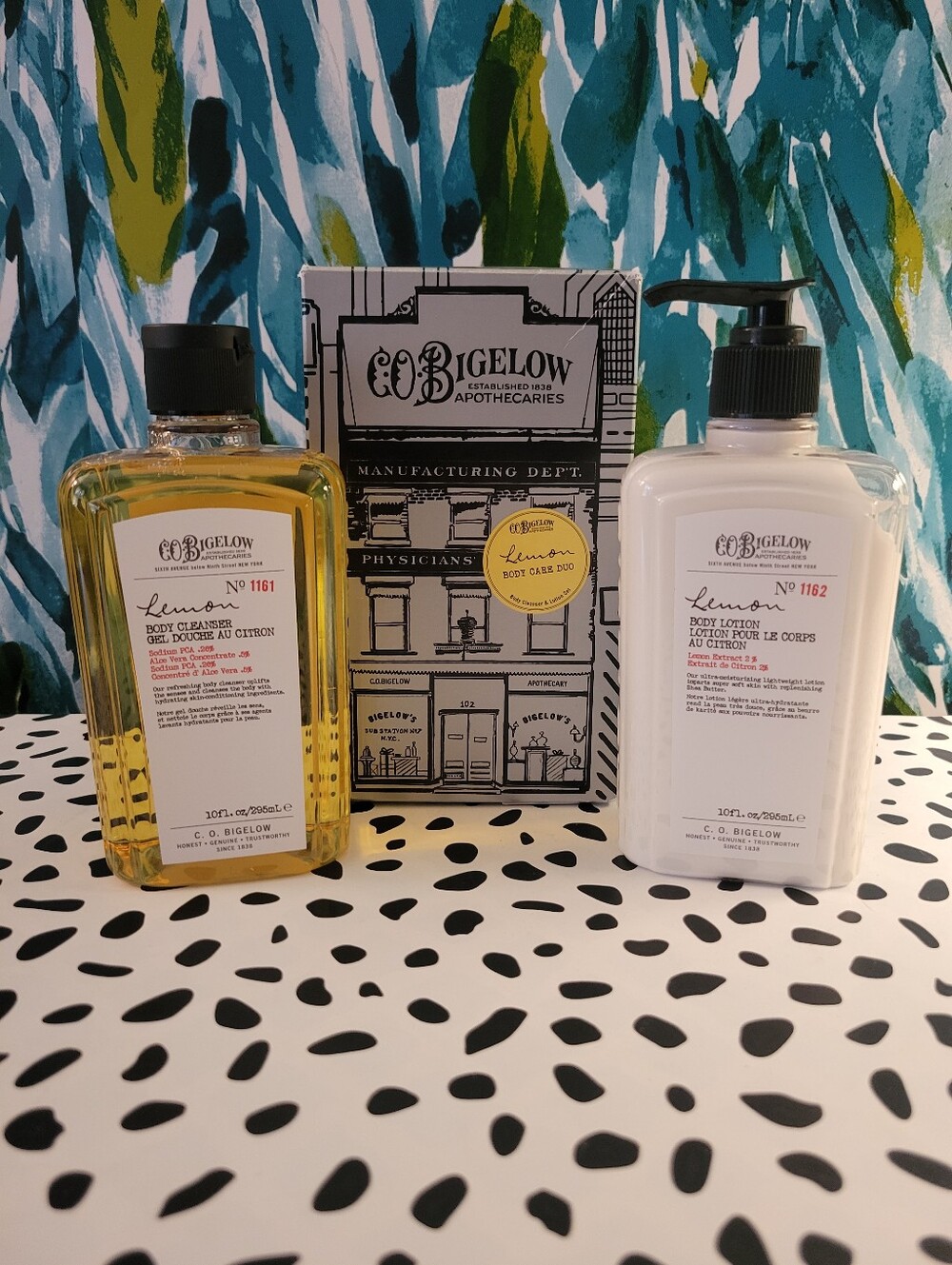 NEW C.O. Bigelow Lemon Body Care Duo Apothecary Box Set Body Lotion + Cleanser - Picture 5 of 16